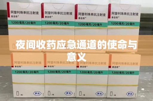 昆明夜间收药应急通道的使命与意义